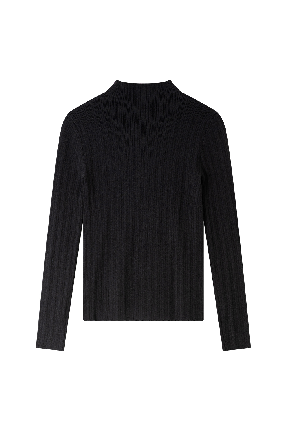 Solid color  Inside base knitted sweater-VIMLYSTORE