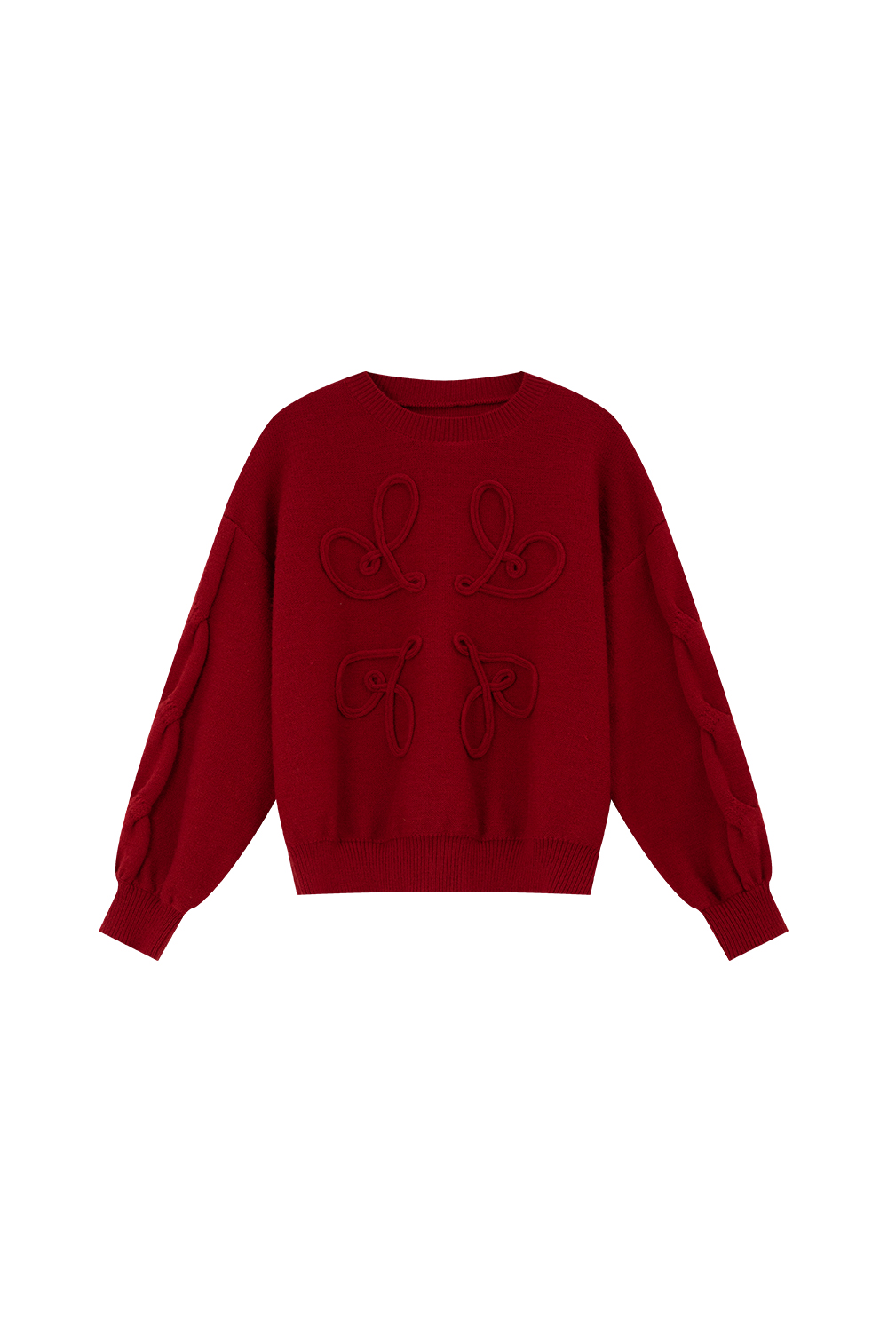 3D Line Design Sweater