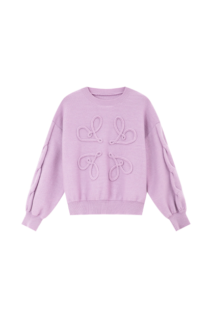 3D Line Design Sweater