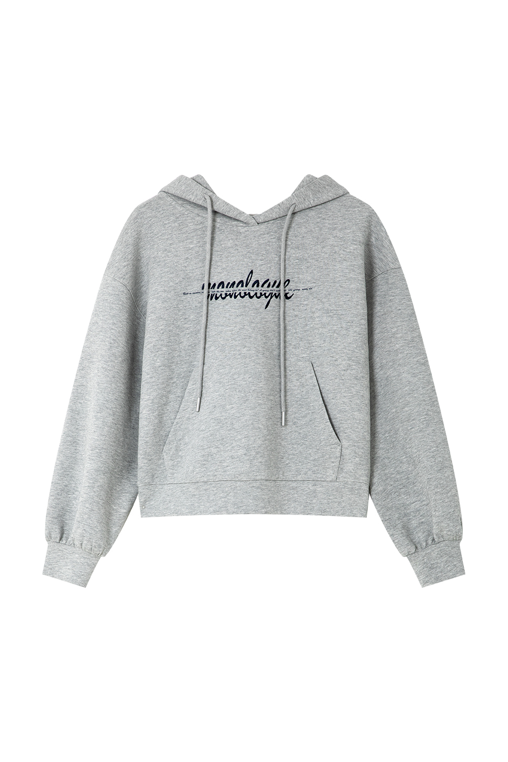 Letter American style hooded sweatshirt