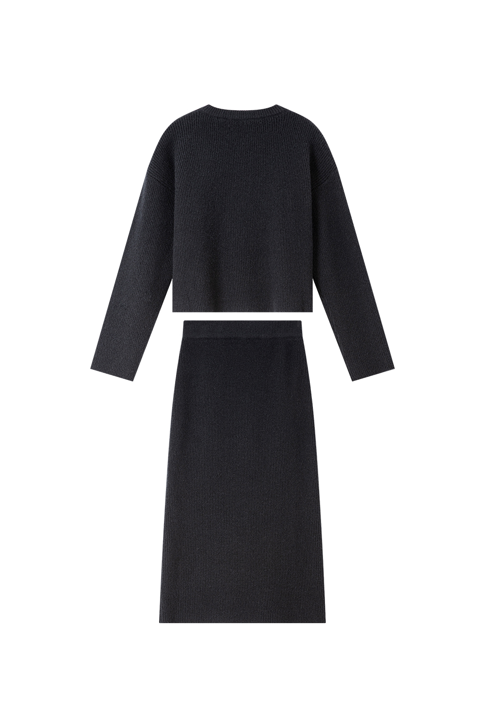 Simple And Relaxed Knitted Suit-VIMLYSTORE