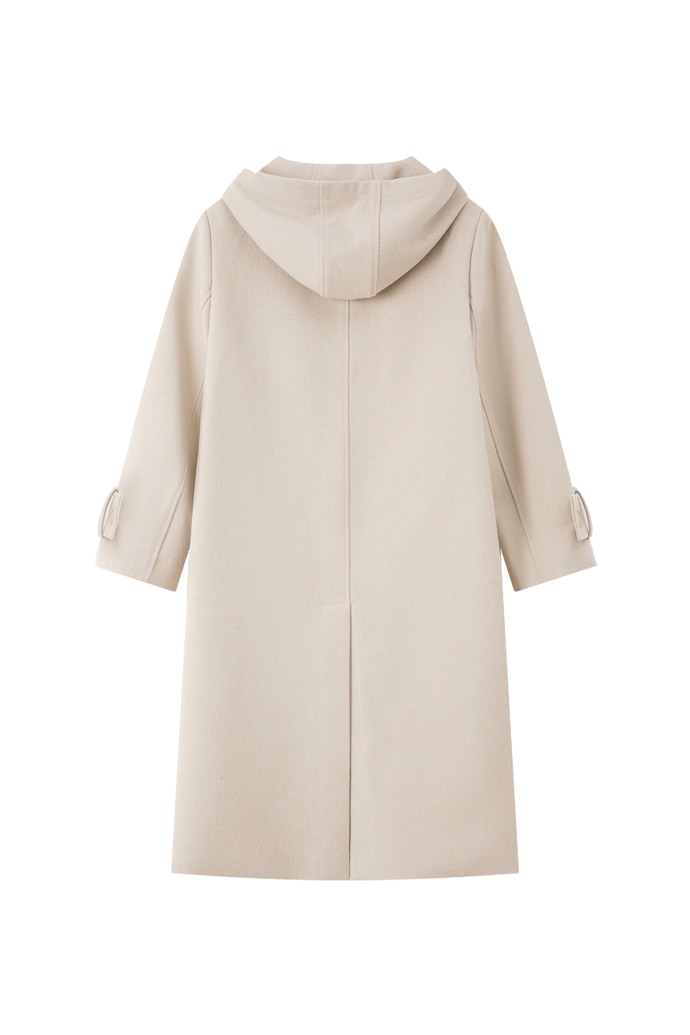 Solid Color Quilted Cotton-Padded Hooded Coat-VIMLYSTORE