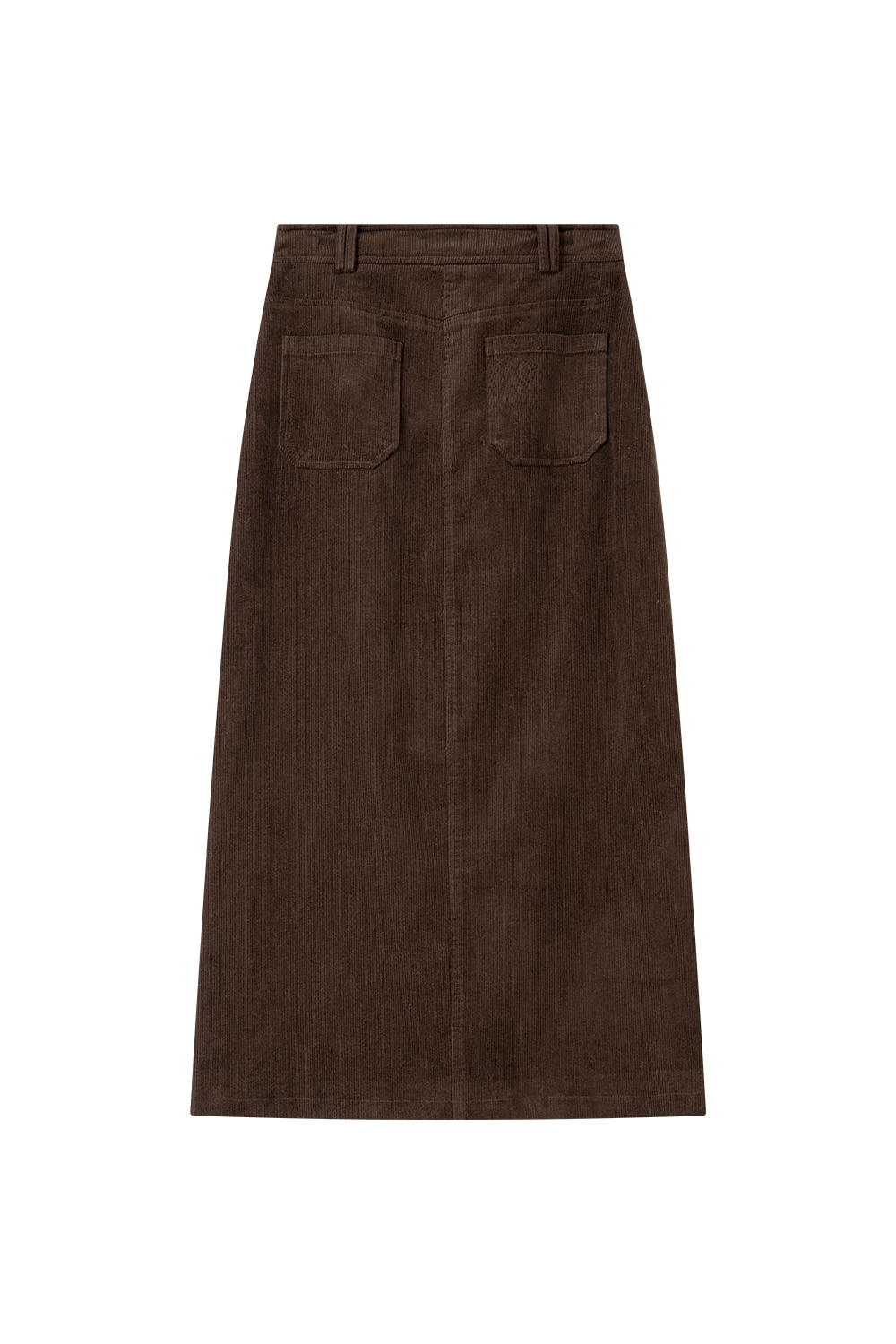 Corduroy Retro Midi Skirt-VIMLYSTORE