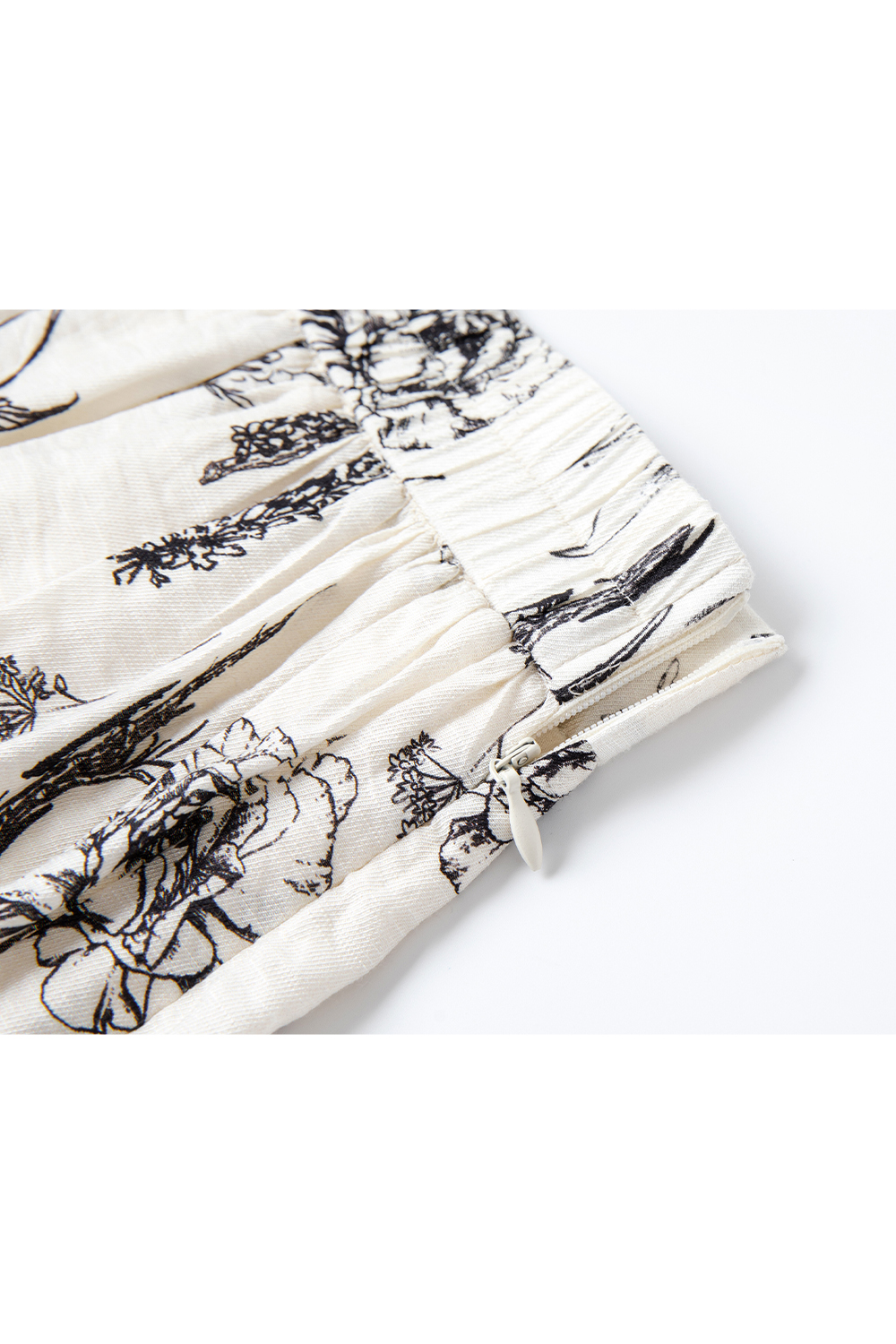 Floral Print Long Skirt