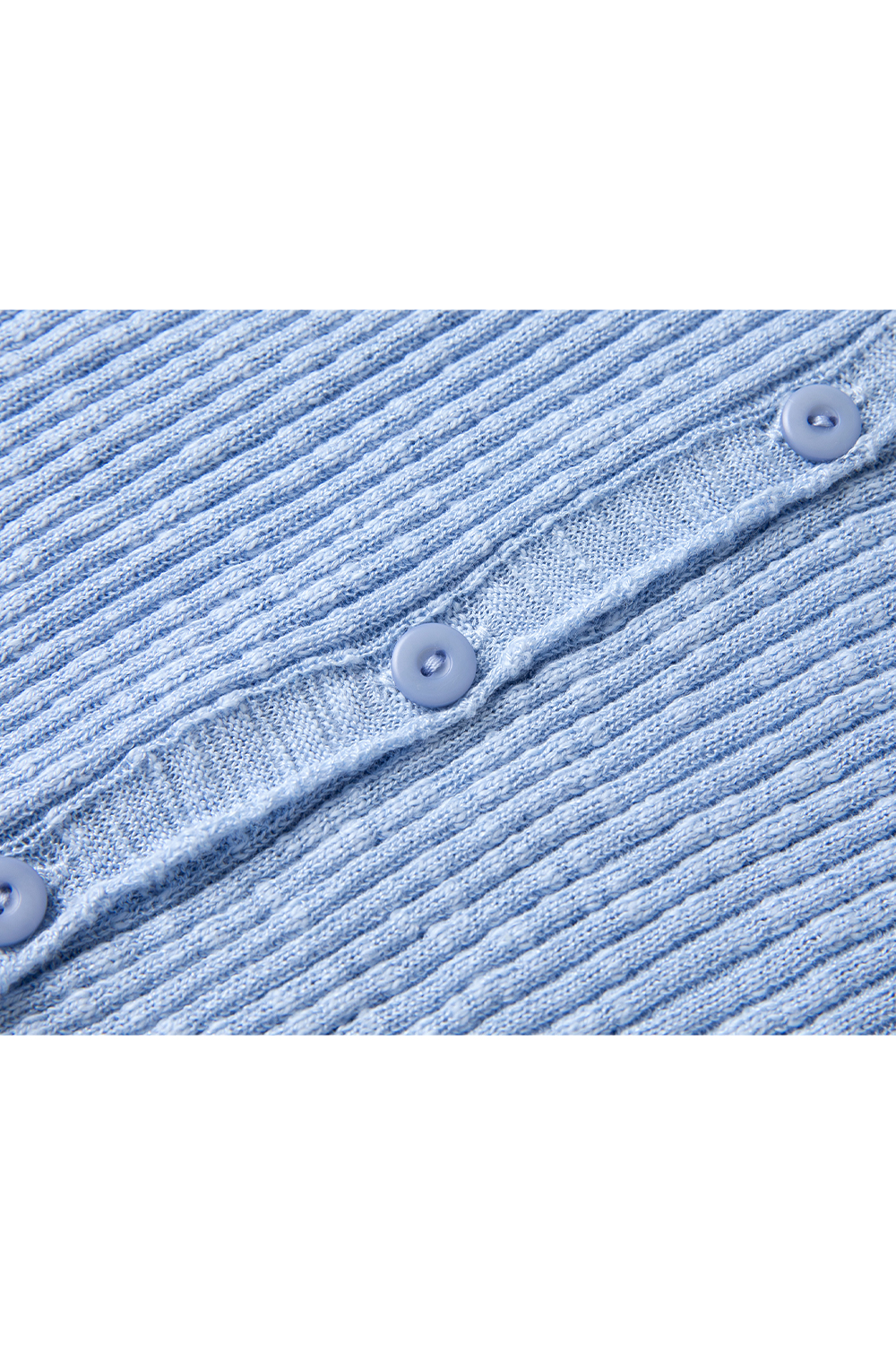 Striped Solid Color Knit Cardigan-VIMLYSTORE