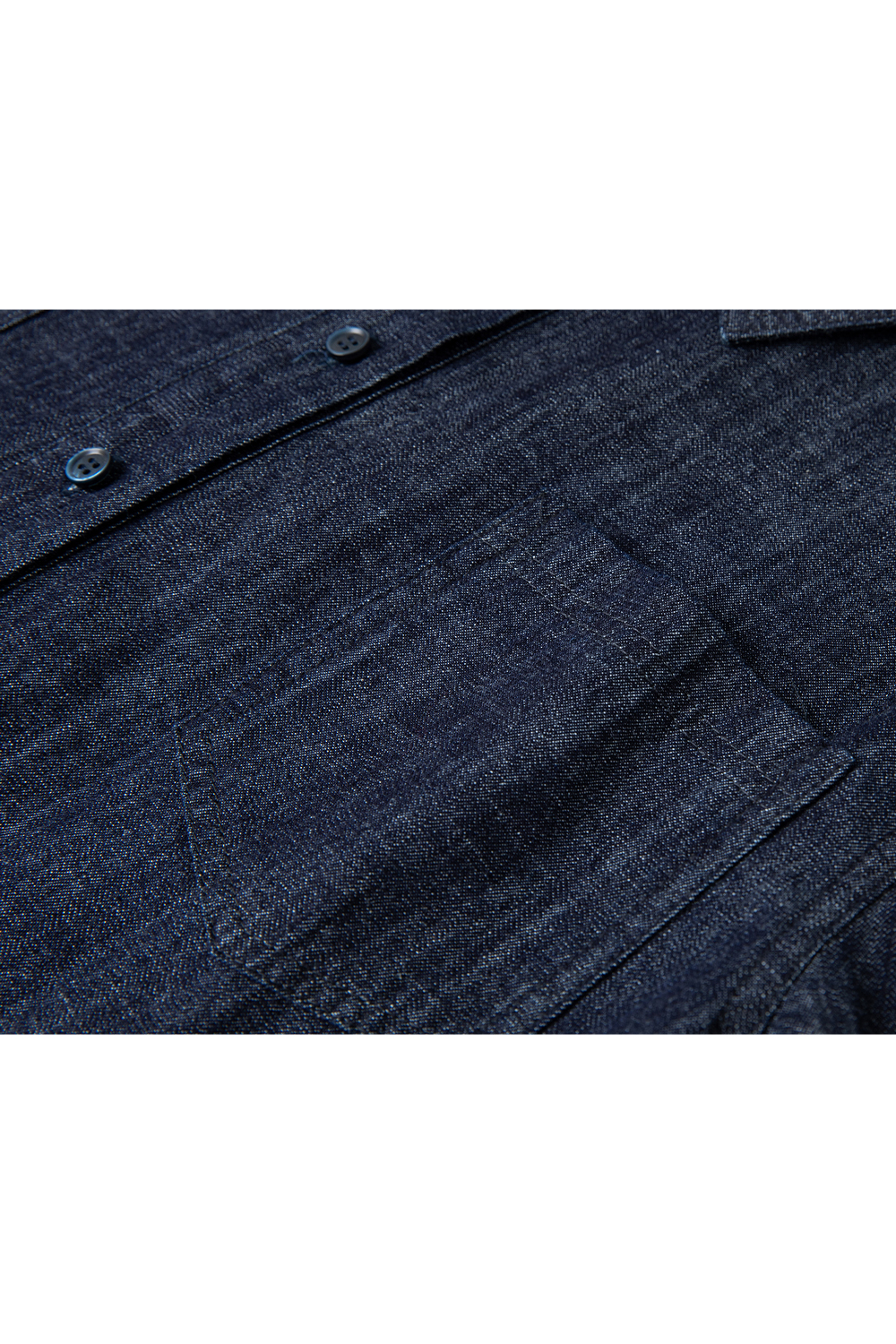Pure Cotton Lapel Denim Dress