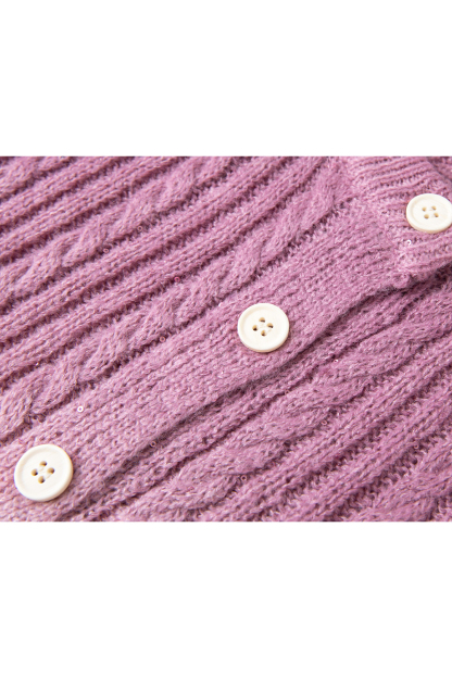 Romantic Gradient Knitted Cardigan