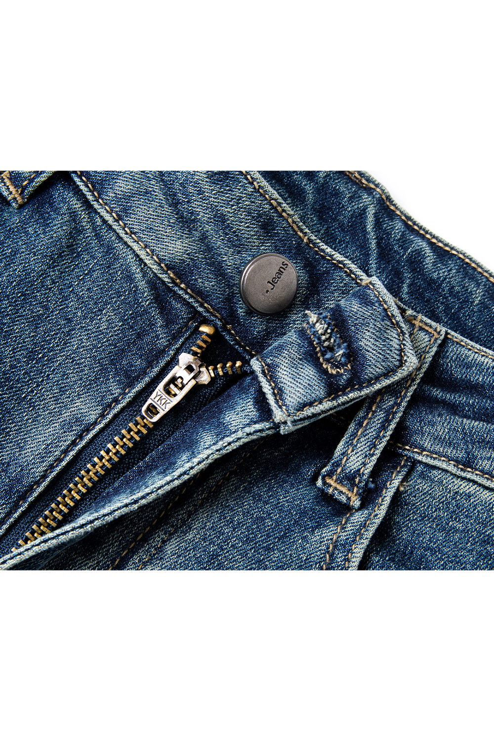 Cotton Spun Straight Leg Jeans