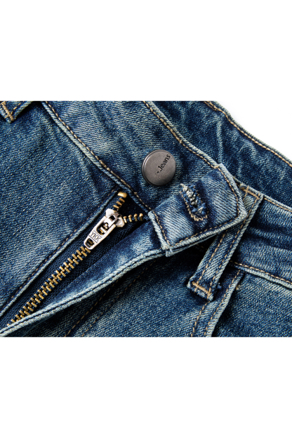 Cotton Spun Straight Leg Jeans