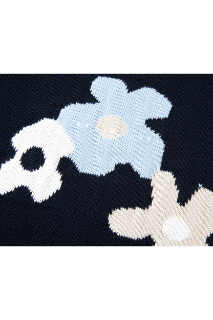 Simple Floral Knitwear