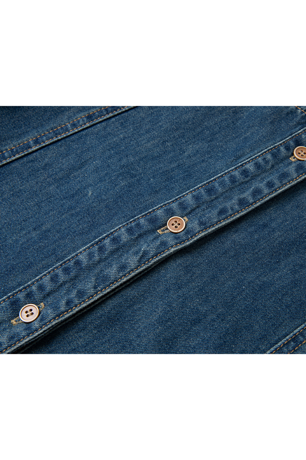 Retro Denim Lace-Up Dress