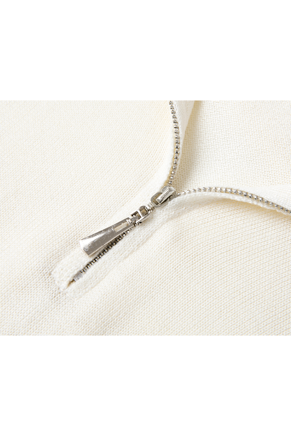Simple Zippered Knitwear