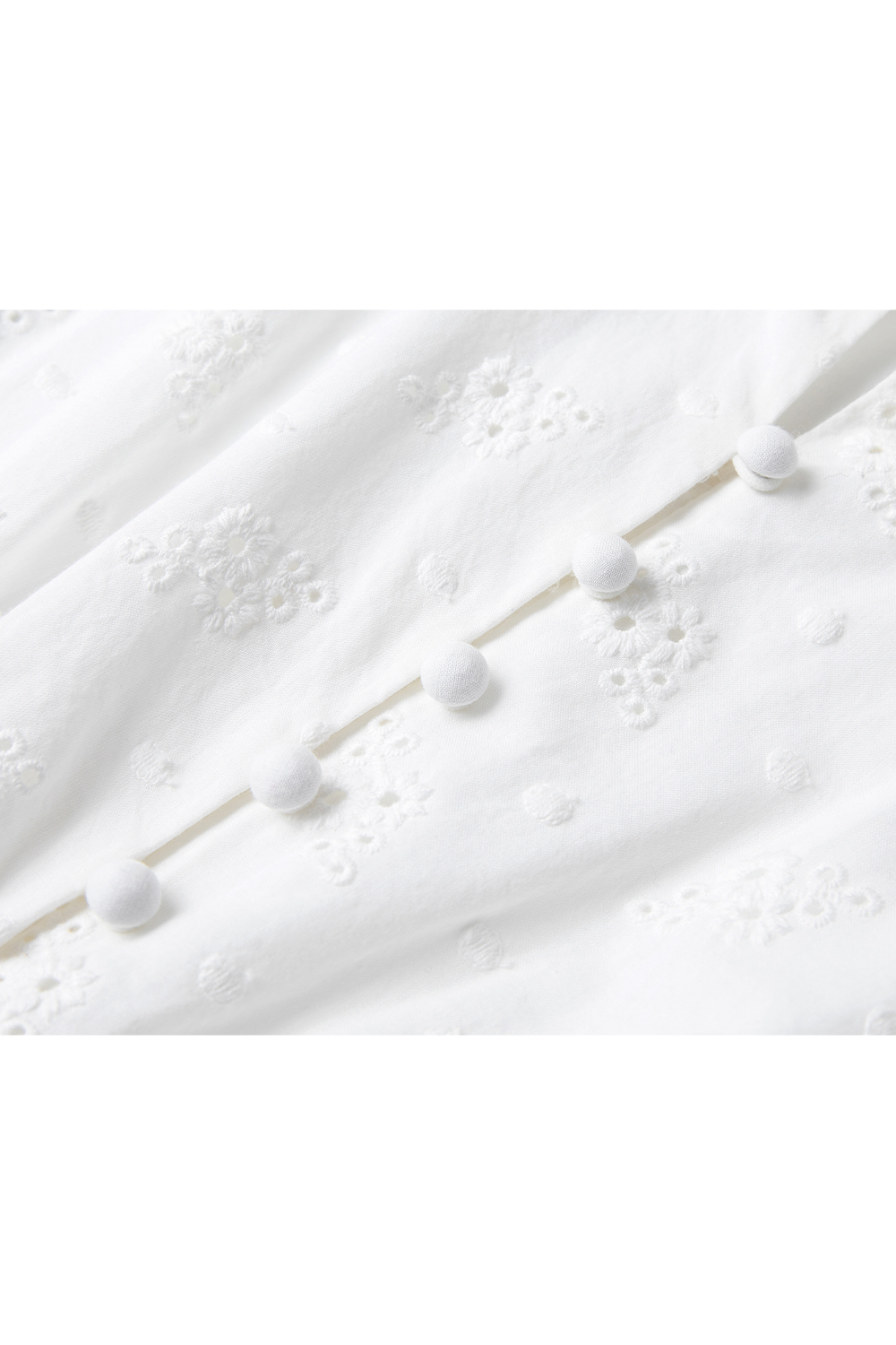 White Broderie Anglaise Dress