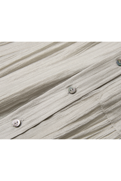 Tea Color Pleated Set