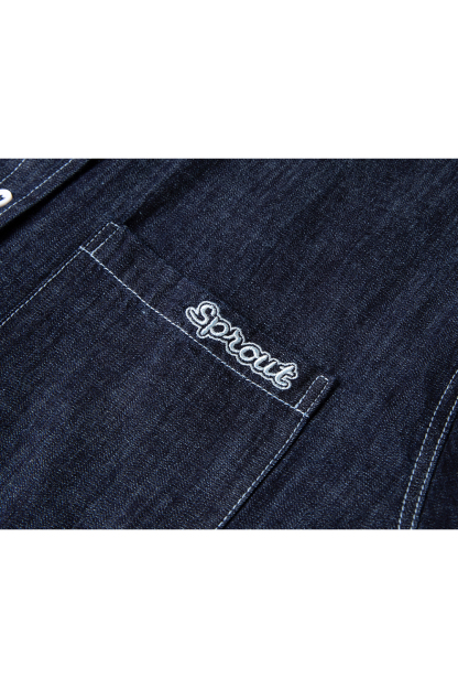 Loose Retro Denim Suit