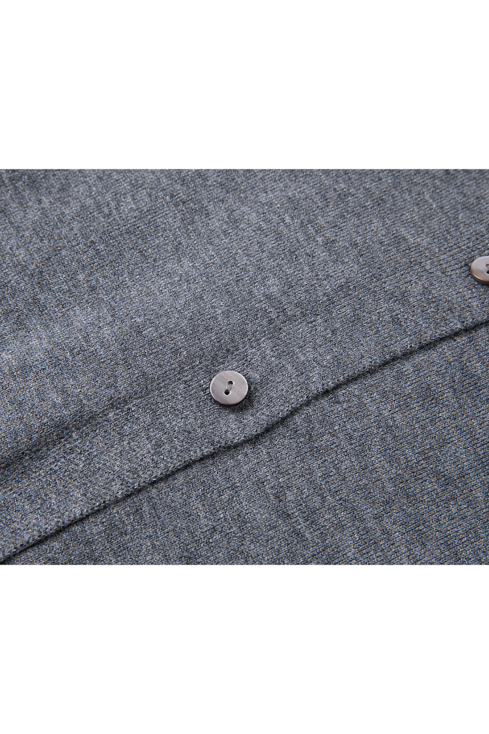 Low-Key Grey Knitted Three-Piece Suit