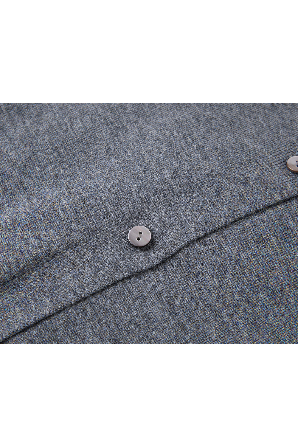 Low-Key Grey Knitted Three-Piece Suit