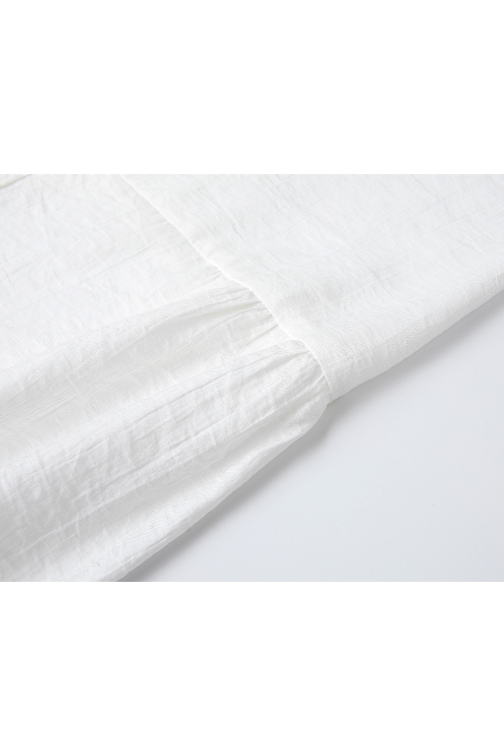 White Tassel Collar Shirt-VIMLYSTORE