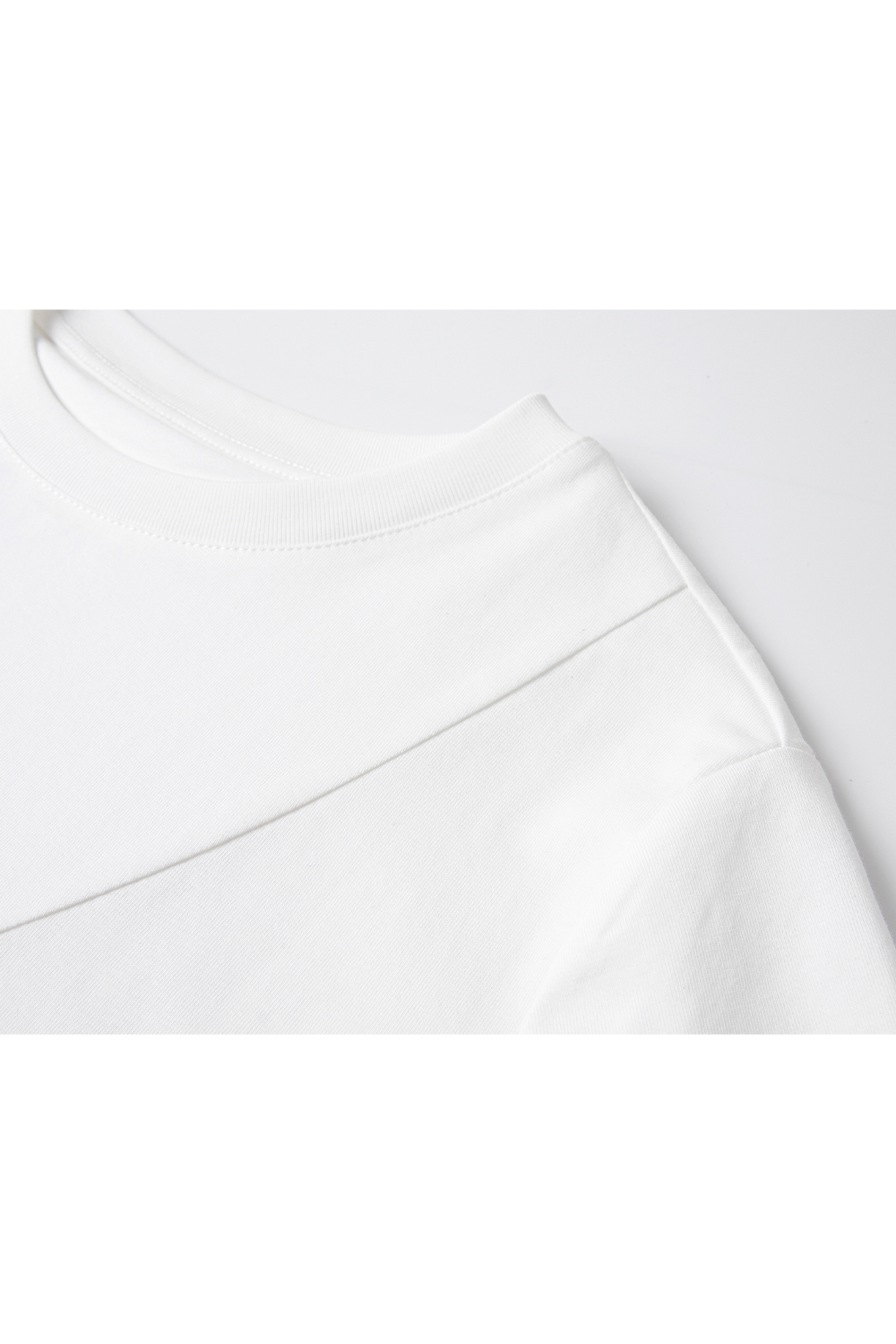 Cotton Solid Color Knitted T-Shirt
