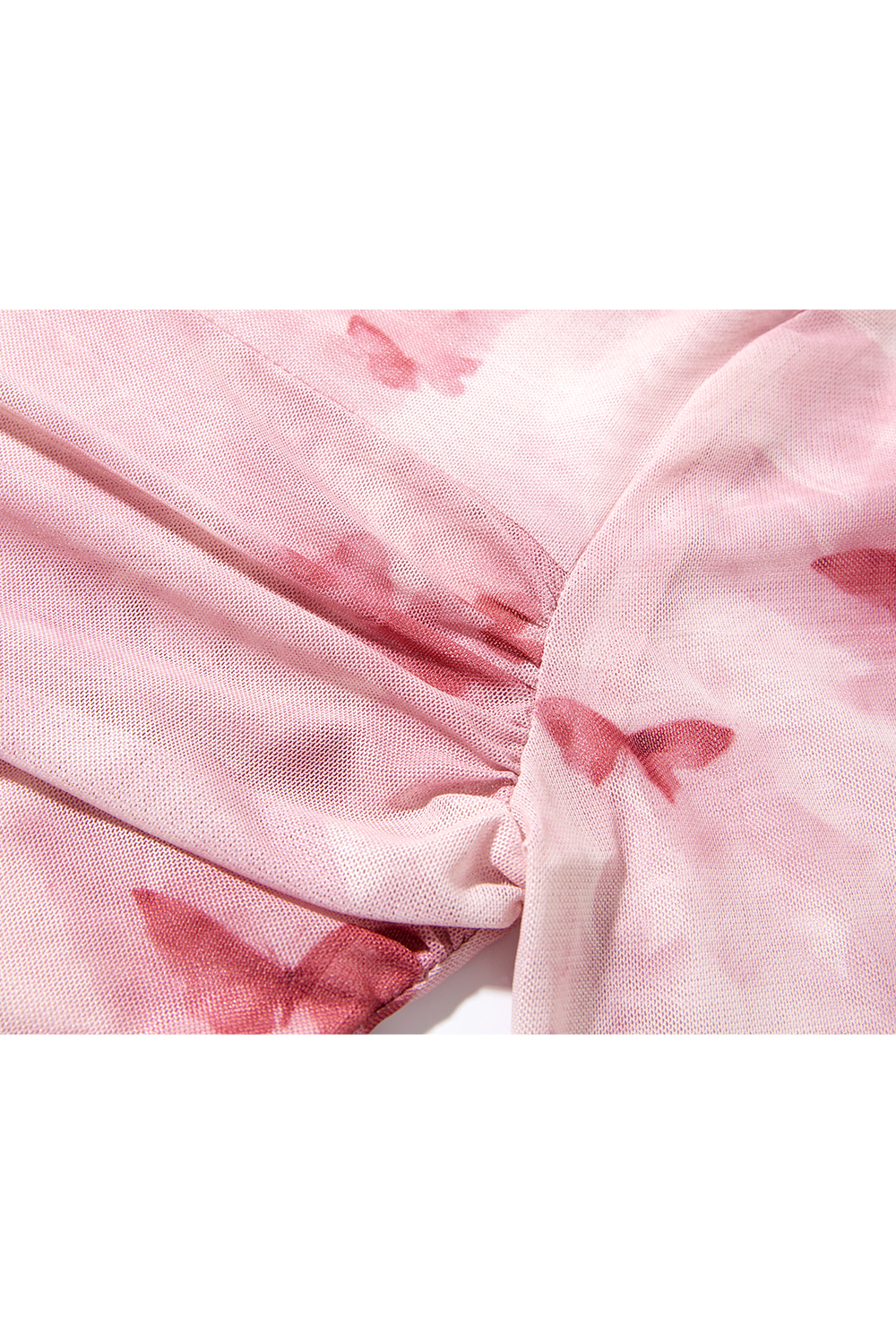 Smudge-dyed Knitted T-shirt-VIMLYSTORE