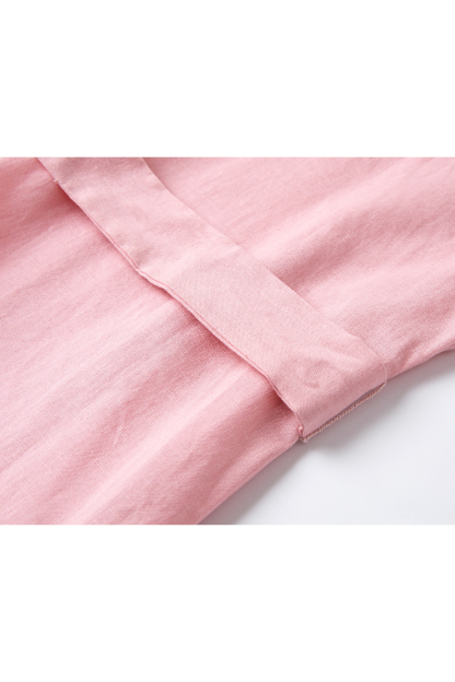 Lapel Shirt Dress
