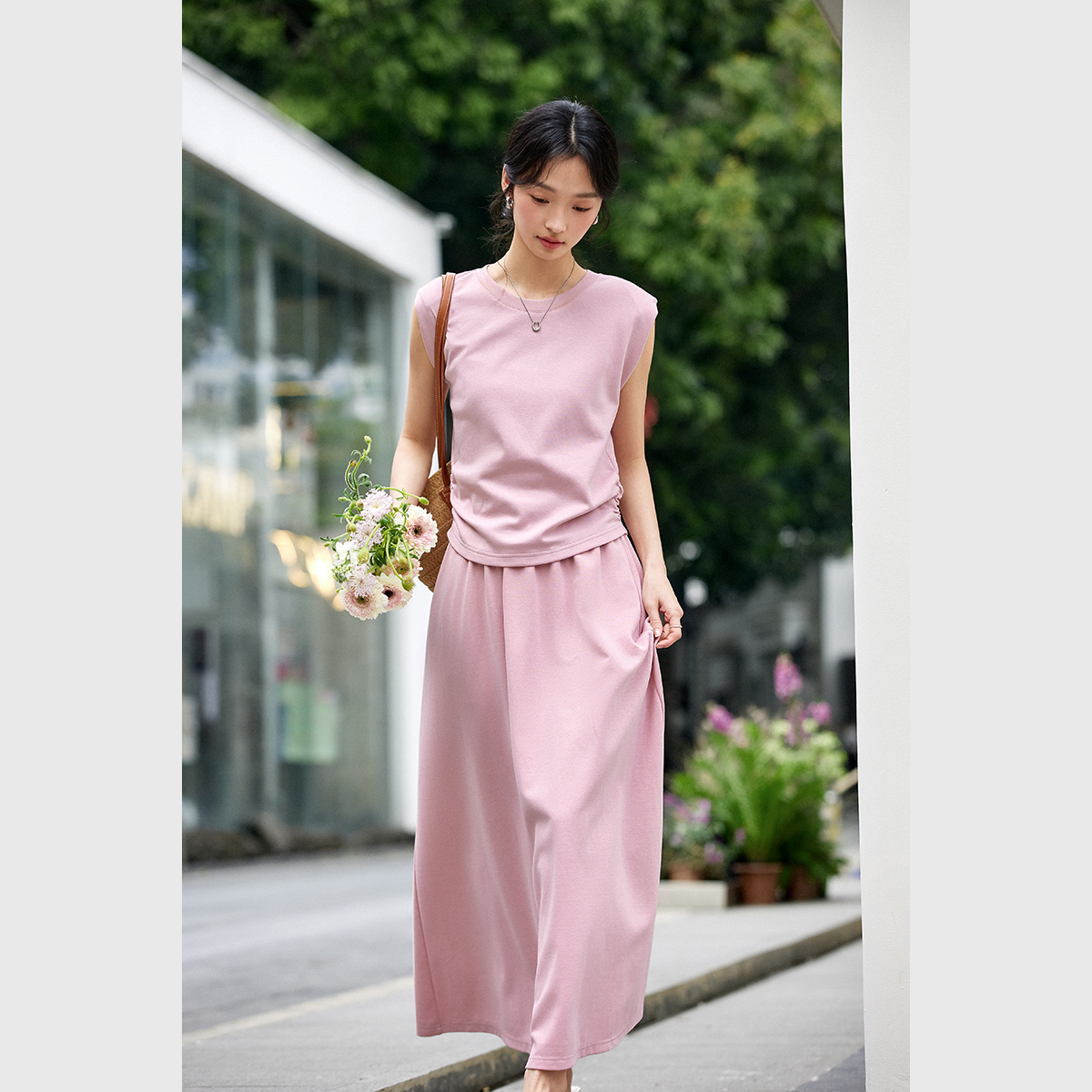 Cotton Loose Casual Suit