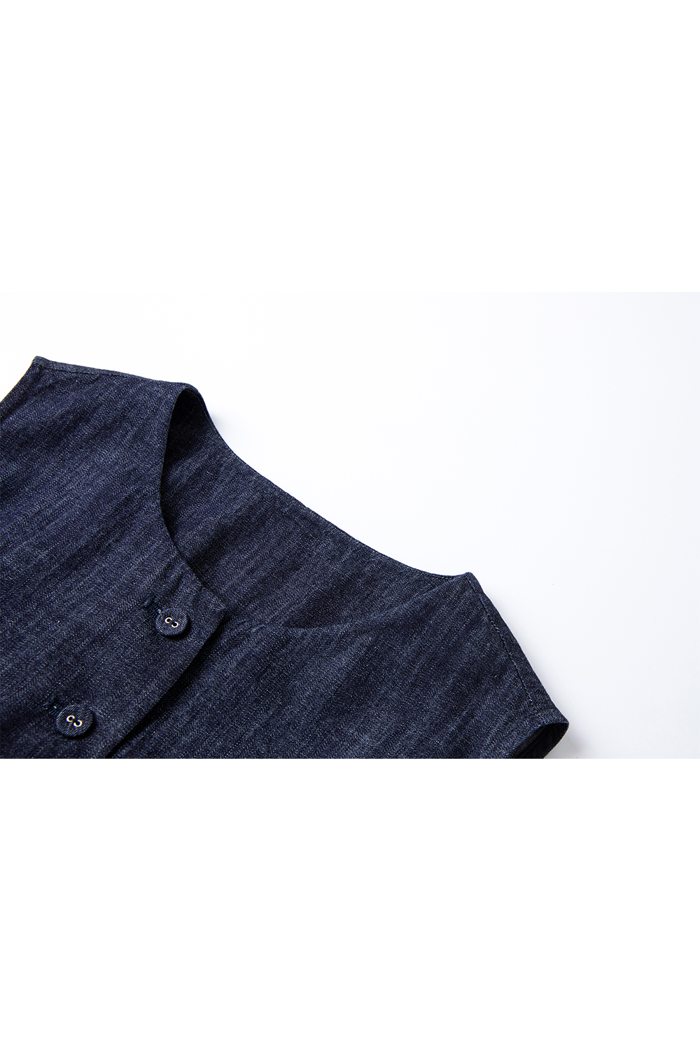 Old Money Style Pure Cotton Denim Suit