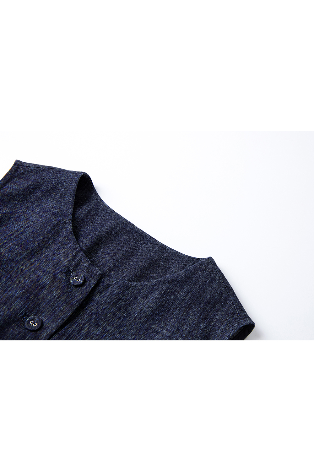 Old Money Style Pure Cotton Denim Suit