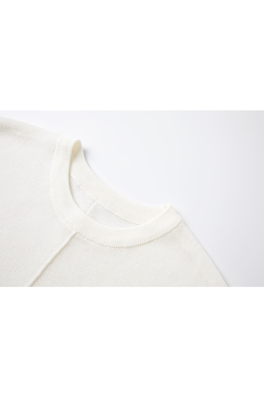 Round Neck High Elastic Sleeveless Sweater