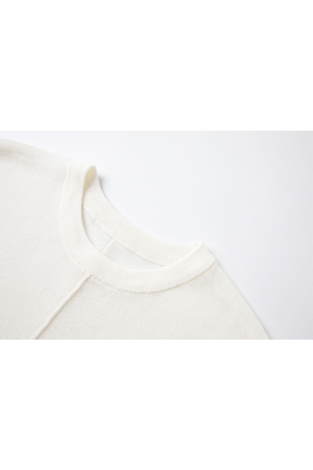 Round Neck High Elastic Sleeveless Sweater