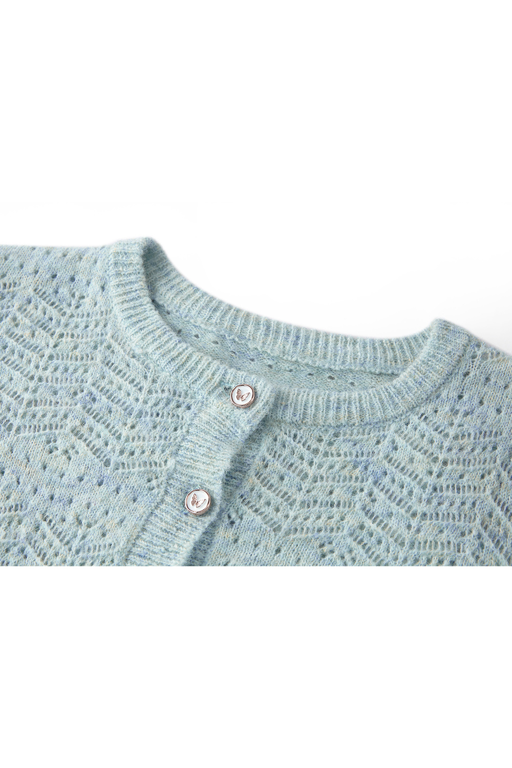 Hollow Crochet Knitted Cardigan-VIMLYSTORE