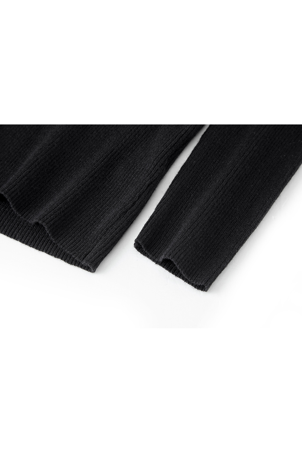 U-Neck Contrast Knitted Sweater
