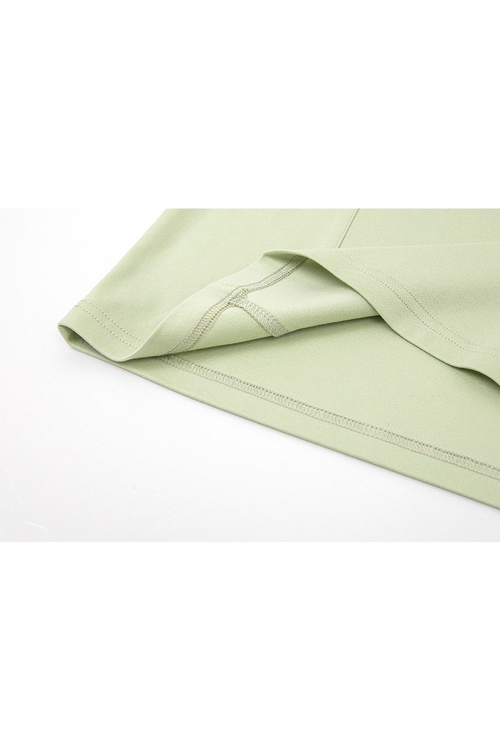Light Luxury Mercerized Contrast Color T-Shirt