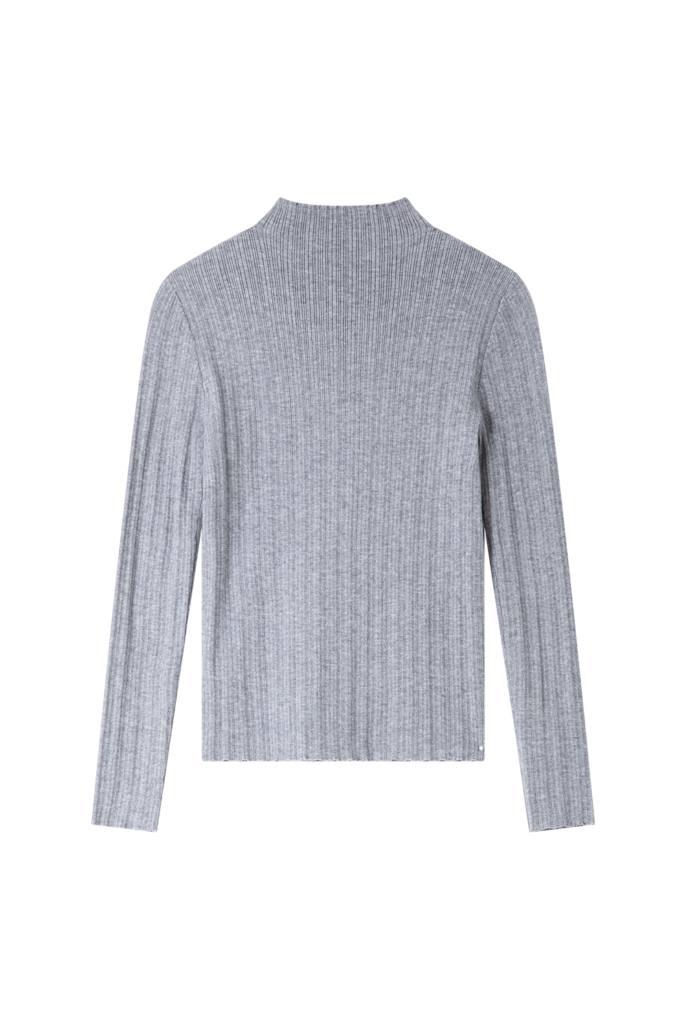 Solid color  Inside base knitted sweater-VIMLYSTORE