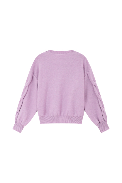 3D Line Design Sweater