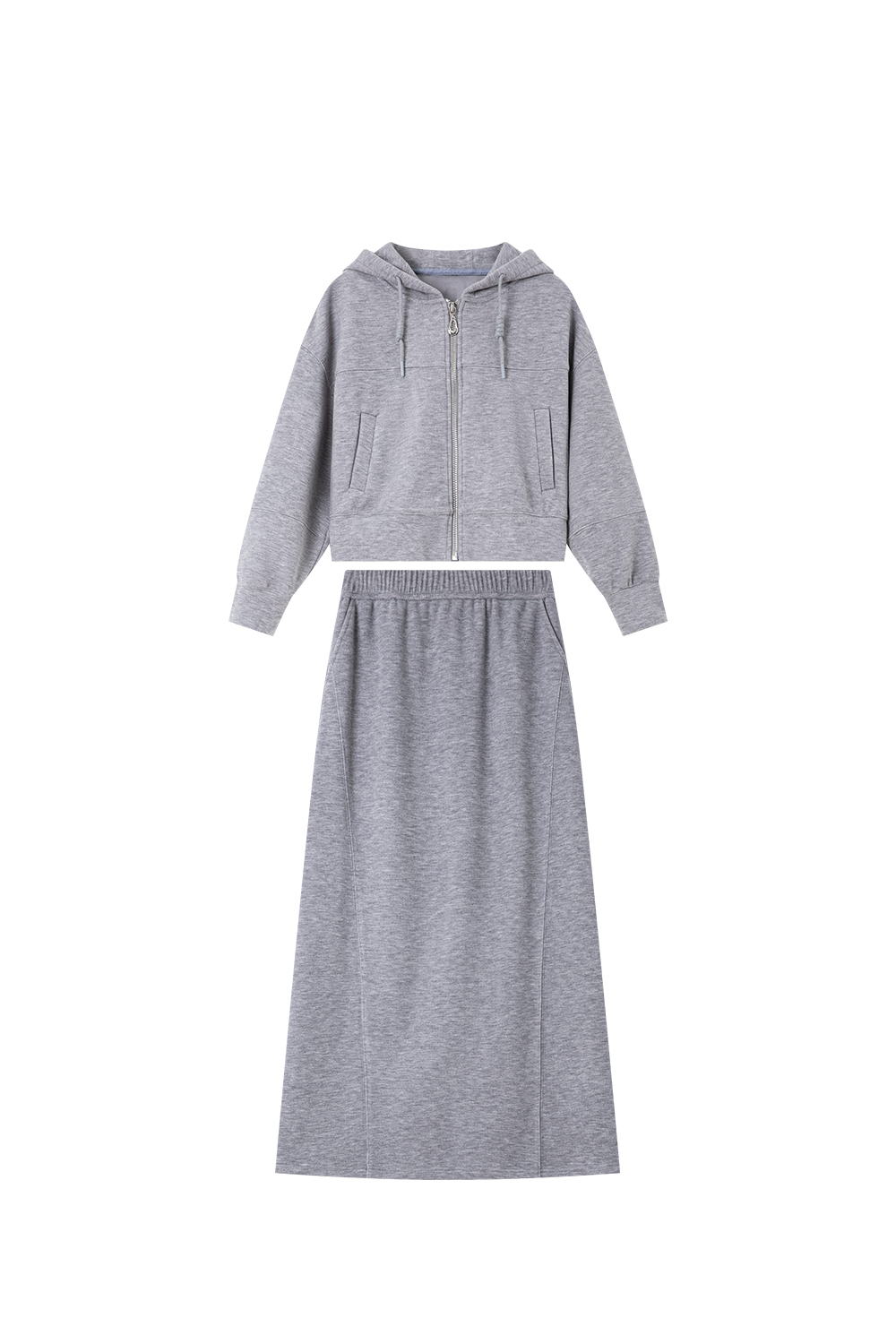 Fashionable loose hooded suit