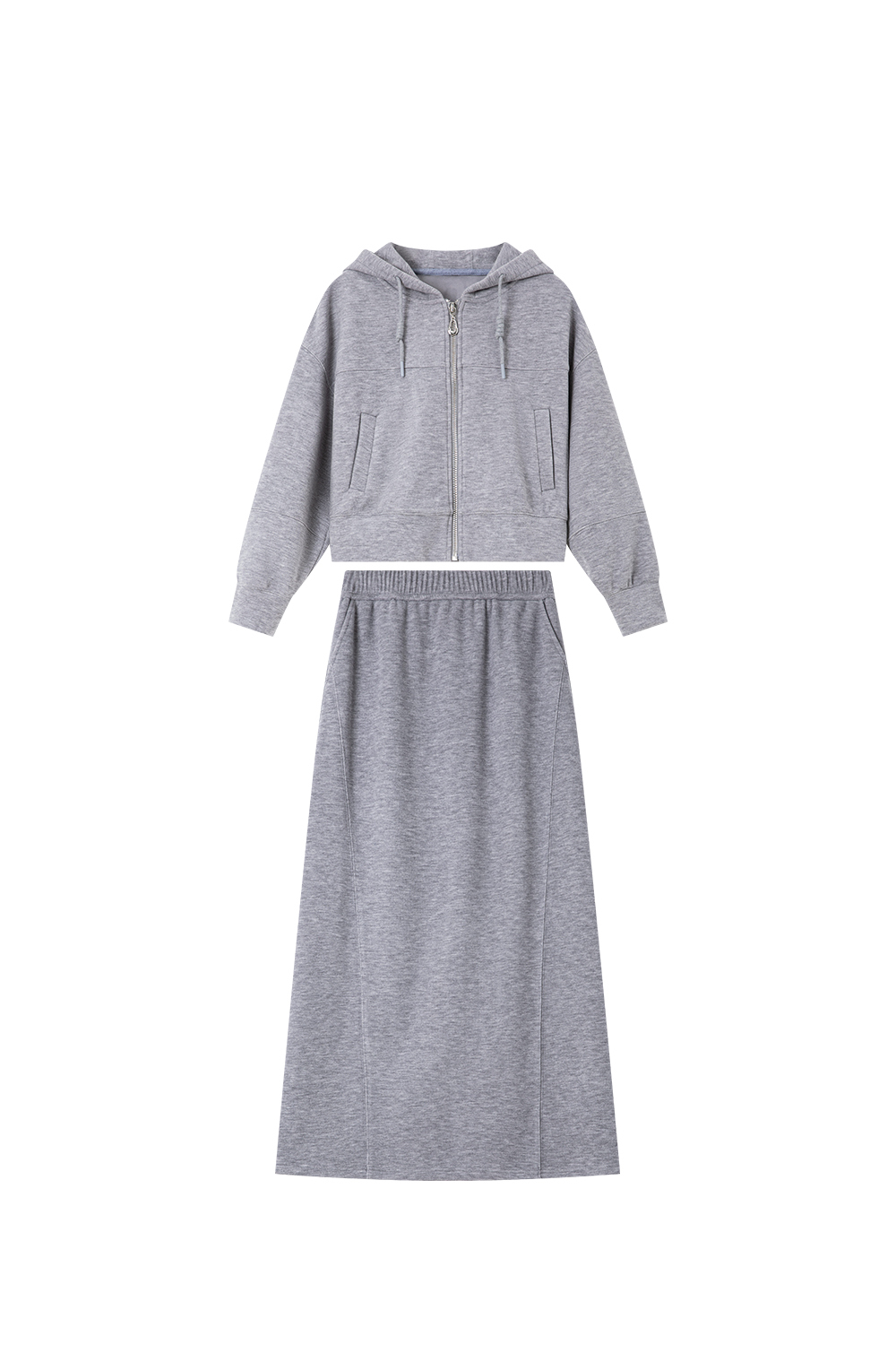 Fashionable loose hooded suit