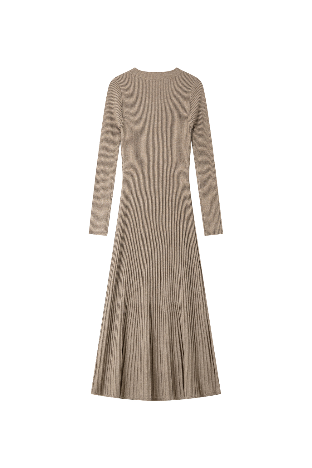 Wool blend knitted dress-VIMLYSTORE