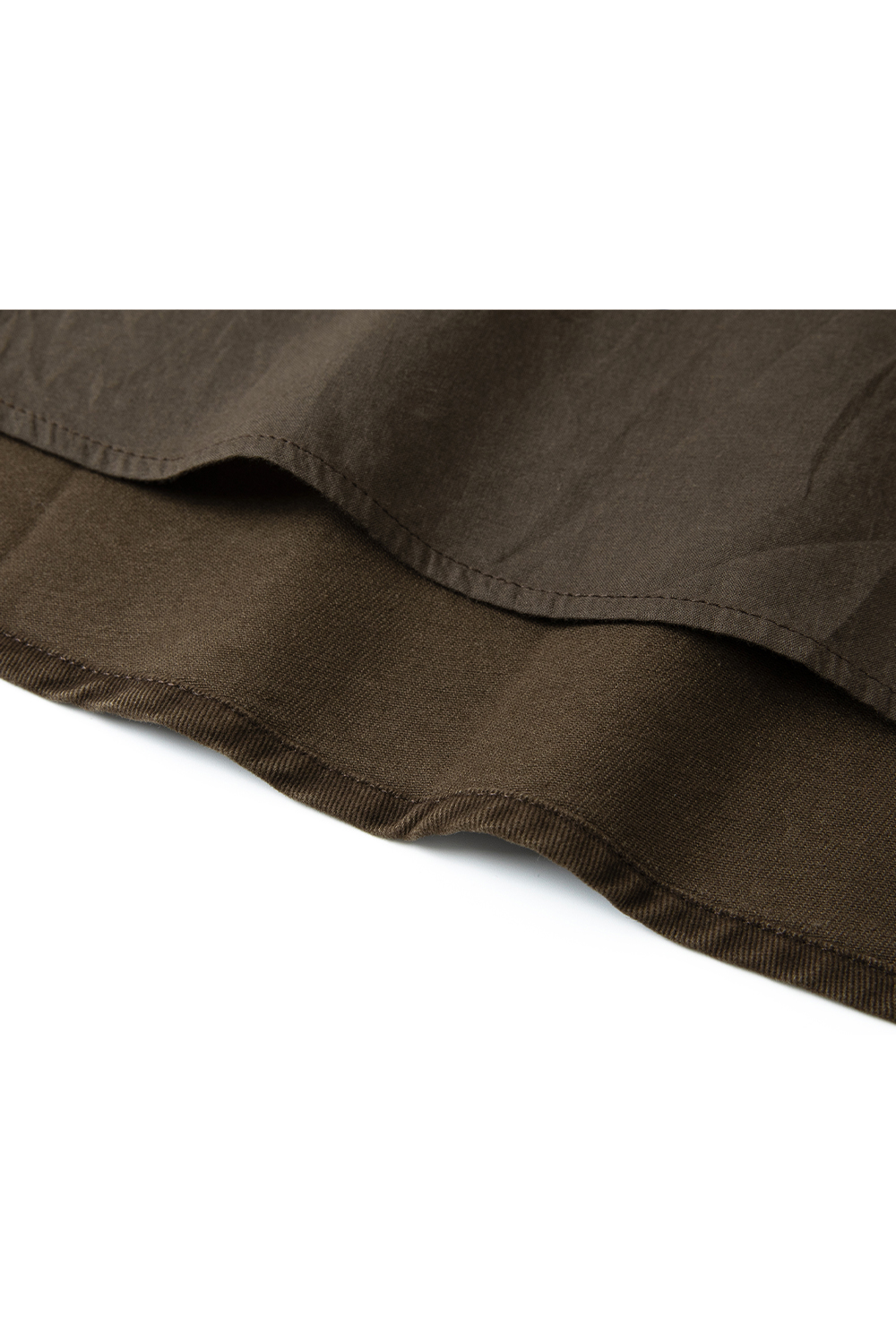 Cotton Metal Button Skirt-VIMLYSTORE