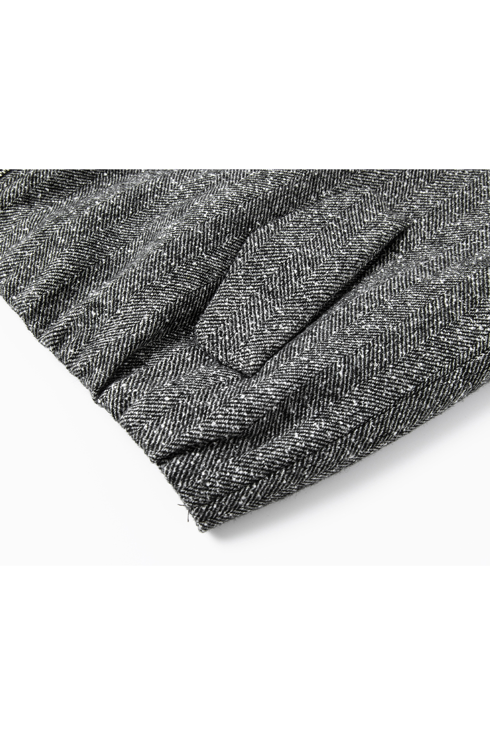 Herringbone Wool Suit-VIMLYSTORE