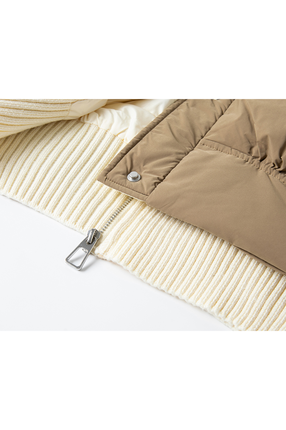 Fashionable White Duck Down Warm Down Jacket-VIMLYSTORE