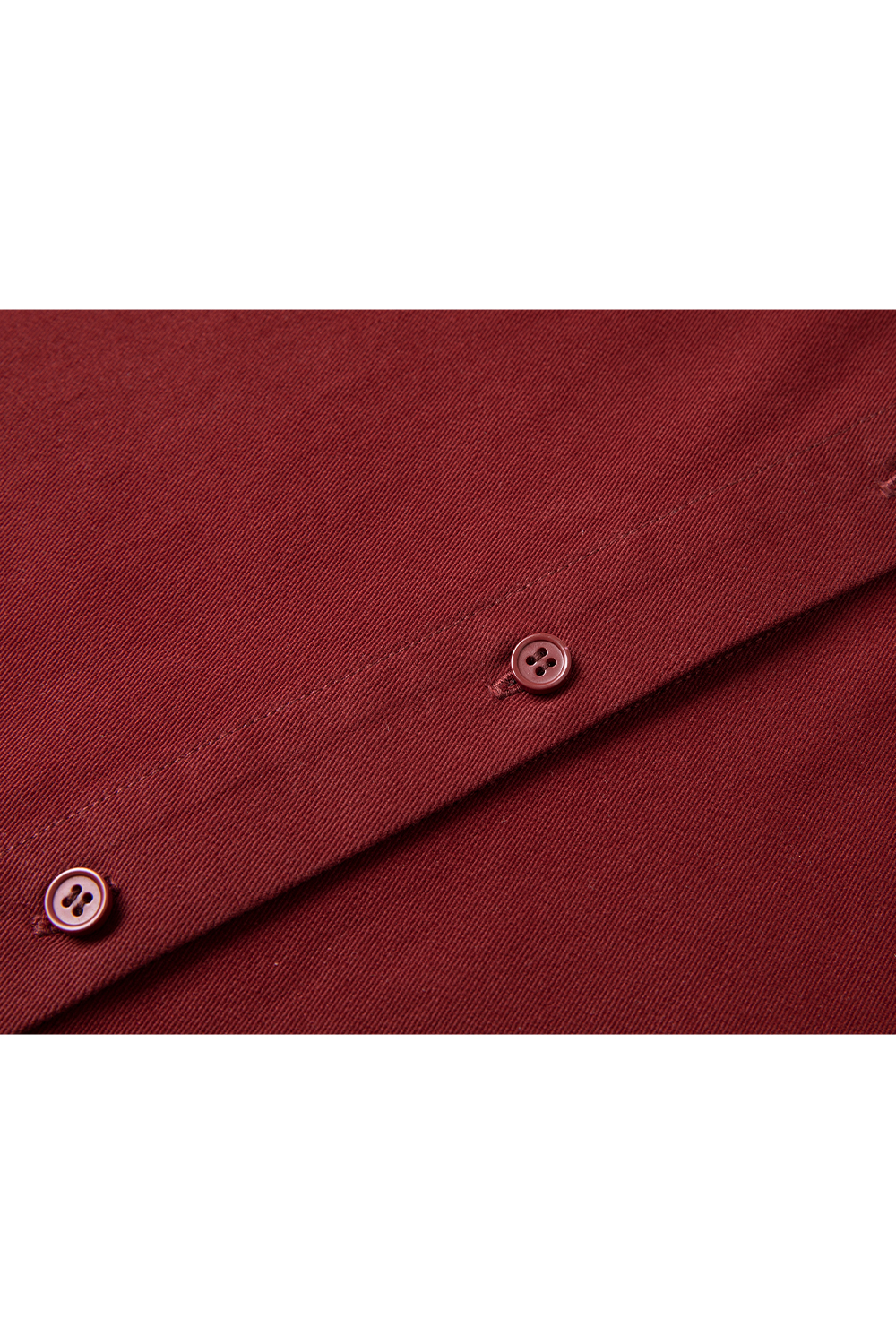 Wine Red Long-Sleeved Shirt