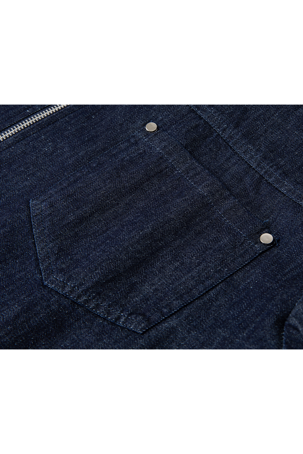 Neckline Design Denim Jacket