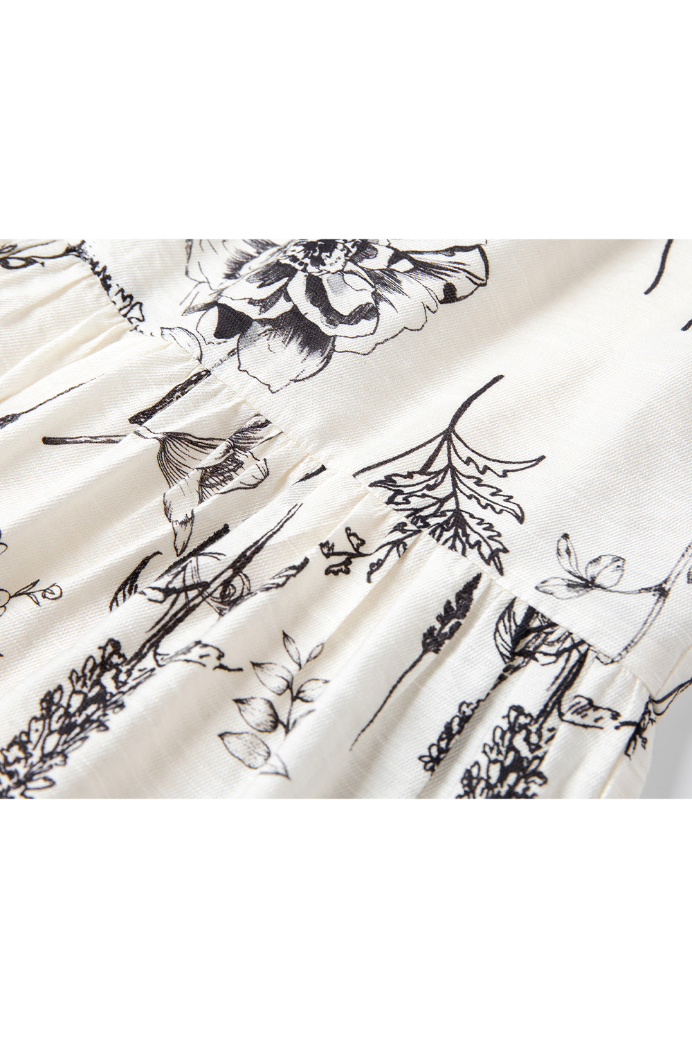 Floral Print Long Skirt