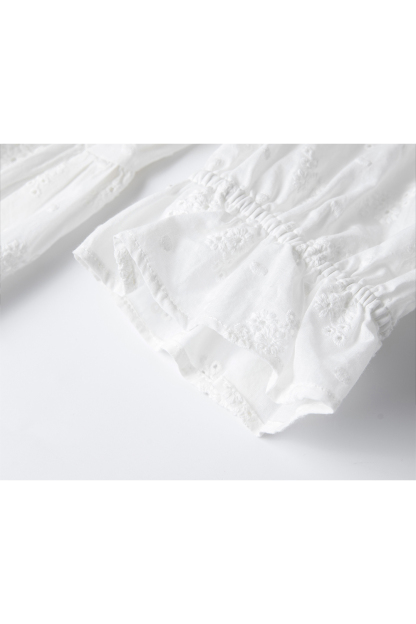 White Broderie Anglaise Dress