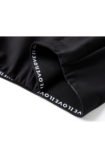 Wool Blend Black Skirt