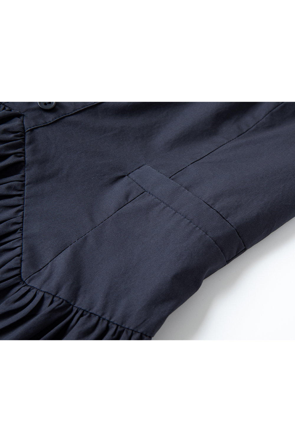 Solid Loose Cotton Dress-VIMLYSTORE