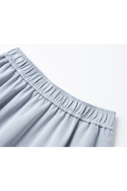Fresh Style Light Blue Long Skirt Suit