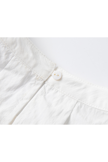 Pleated Collar Shirt
