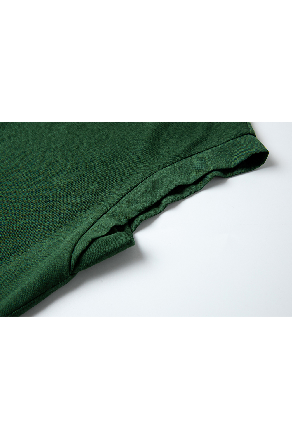 Snowflake Texture V-Neck Straight T-Shirt-VIMLYSTORE